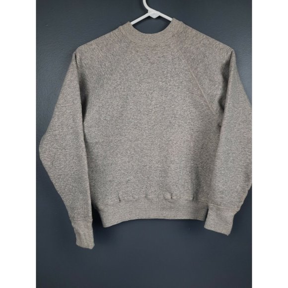 Mayo Spruce VTG 60s Sweatshirt Unisex Sz. Small (34-36) Solid Gray - Picture 2 of 9